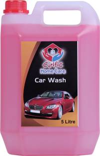 curific High Foaming Car Wash Shampoo With Added Silicones For Spot Cleaning (5 ltr) Car Washing Liquid