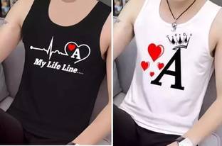 Polyester Fabric Gym Vest