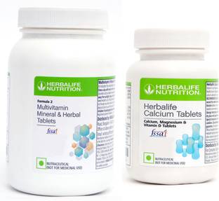 Herbalife Nutrition Multivitamin Mineral and Herbal Tablets + Calcium Tablets
