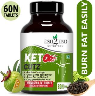 End2End Nutrition Keto Cutz Fat Burner for Men & Women - Weight Loss Product | Garcinia Cambogia