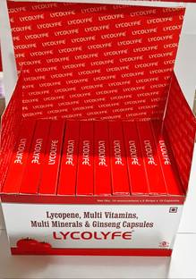 Lycolyfe New lycopene multivitamin multimineral and ginseng capsules 200 capsules