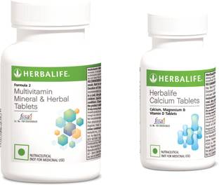 Herbalife Nutrition Multivitamin Mineral and Herbal Tablets & Calcium Tablets