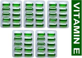 Nurved Vitamin E Capsules For Healthy Skin,Hairs and Eyes