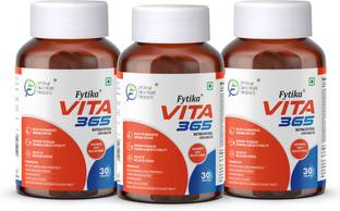 FYTIKA HEALTHCARE PRODUCTS Vita 365, 3 in 1 Multivitamin | For Men, Women - 90 Tablets (Pack of 3)
