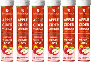 PREMEXA Weight Loss Apple Cider Vinegar with mother Effervescent Tablets| Vit. B6 & B12