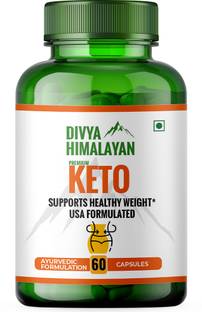 Divya Himalayan Keto Capsules for Weight Loss Natural & Advanced Fat Burner Supplement 800 MG