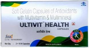 ALKEM Ultivit Multivitamin Softgels – Daily Health & Energy Support Capsules