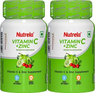 NUTRELA Vitamin C and Zinc Chewable tablets for Men, Women and Kids