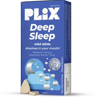 The Plant Fix Plix Deep 5g Melatonin Sleeping Pills, Oral Dissolving mints for restful sleep