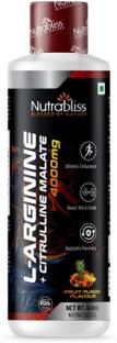 Nutrabliss L-Arginine Liquid 4000mg + Citrulline Malate Nitric Oxide Supports Recovery