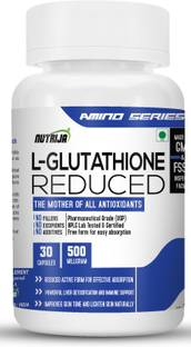 NutriJa L-Glutathione Reduced 500mg Capsules -