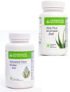 HERBALIFE aleo plus -60 capsuls (50g)+ activated fiber - 90 tablet (50g)
