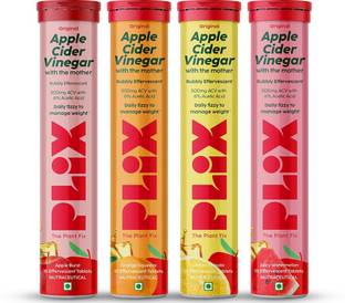 The Plant Fix Plix ACV Apple Cider Vinegar Effervescent Tablets For Weight Management