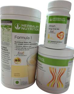 HERBALIFE F1 Vanilla Shake Protein 200g Afresh Lemon Flavour