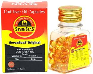 SEVEN SEAS Cod Liver Oil Capsules for Learning Ability, Concentration & Memory