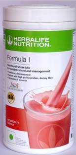 HERBALIFE F1 shake mix strawberry flavour pack of 1