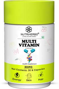 Nutriherbs Multivitamin for Men Support Overall Wellness & Health Care