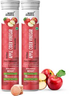 THE BODY RESERVE Apple Cider Vinegar Effervescent Tablet OF Weight Loss With Vitamin B6 &B12 POC2