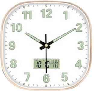 MT BROTHERS Digital 29.5 cm X 29.5 cm Wall Clock