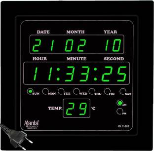 AJANTA Digital 25.4 cm X 25.4 cm Wall Clock