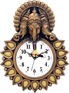 GrabBasket Analog 33 cm X 24 cm Wall Clock