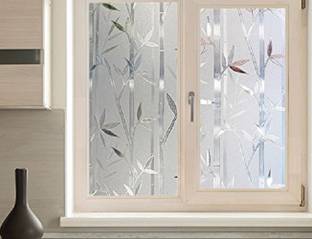 Sticker Daddy Window Bamboo Frosting Window Film Sticker, (24 Inch x 60 Inch)