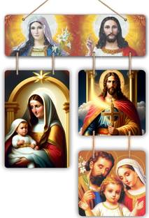 Dzirezone Jesus Wooden Door Wall Designer Hanging for Home Decoration/Home Décor