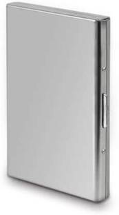 Classium SIlver Metal RFID Blocking ATM/Credit For Men & Women Slots 6 Card Holder