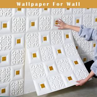 Diseno Decorative White Wallpaper