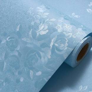 FOKRIM Decorative Blue Wallpaper
