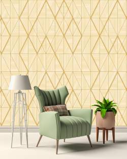 FOKRIM Vinyl Decorative Gold Wallpaper