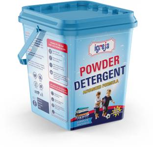 IGREJA Bright Like New Matic Front/Top Load Advance Sky Blue Detergent Powder 5 kg Detergent Powder (Fresh)