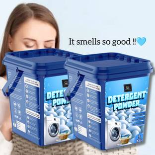 BLISS & BLUSH Detergent Powder 10kg Ultra Clean Advance Stain Removal Formula for All Laundry Detergent Powder (Fresh)