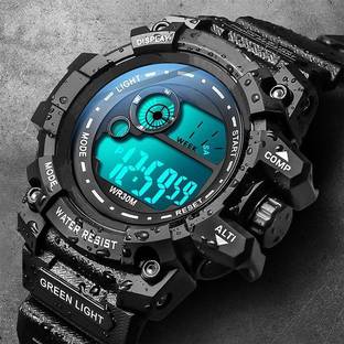 HISHOPRI Jee Shock Unisex Waterproof Sport Digital Watch For Men - Women & Children Digital Watch  - For Men & Women