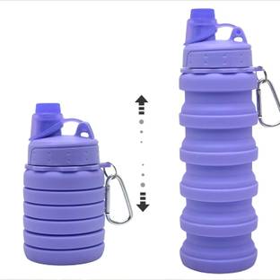 Bluedeal Bottle With Sipper Lid & Snap Hook 500 ml Water Bottle