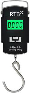 niava 50 Kg Digital LCD Display Pocket Portable Hanging Weighing Scale (Black) Weighing Scale