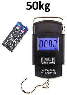 Siya Shine Hanging Scale, LCD Screen 50kg Portable Electronic Digital weight scale KK25 Weighing Scale