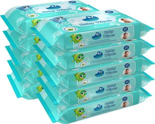 GLIDER Baby Wipes | 25 Wipes/Pack | Soft and Thick | Aloe Vera & Vitamins | (Pack of 10