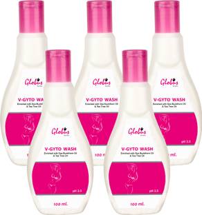 Globus Remedies V - Gyto Wash 100 ml, Set of 5 Intimate Wash