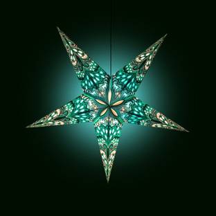 ME&YOU SG24HangingStarSkyBlue1-12In-02 Hanging Star Pack of 1