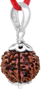Rudraksha Mart 7 Mukhi Nepali Silver Pendant 958 Silver Silver Pendant