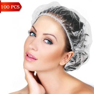Eyelet Multipurpose Shower Caps For Women | Waterproof Portable Bath Caps
