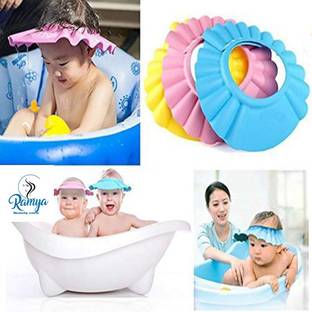 Ramya Baby Safe & Soft Shower CapBaby Shower Cap Adjustable Safe Soft pack-1