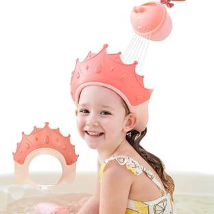 Porquepine Baby Bath Hat Shower Cap Child Kid Hair Wash Shield Head Face Eye Ear Protection