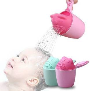 Lilz caress Plastic Baby Shampoo Cup Baby Shower Water Scoop Children Water Scorpion Baby Bath Tumbler - Pack of 1 - VN10