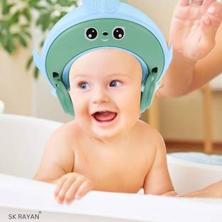 SK RAYAN Baby shower cap, adjustable , Eyes and Ears protection for Toddlers Shower cap