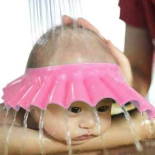 DECRONICS Soft Adjustable Visor Hat Safe Shampoo Shower Bath Cap for Baby, Kids