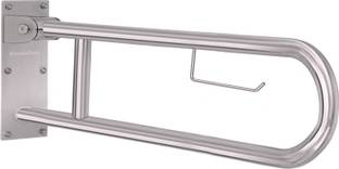 KosmoCare Heavy Duty SS304 Stainless Steel 25 mm Swing-up Toilet Grab Bar - 24 inches Shower Grab Bar