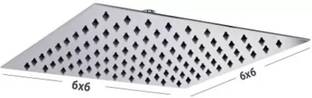 Ramya 6x6 Premium Quality Stainless Steel Shower Head Without Arm Shower Head