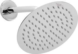 Hindware 200 mm Stainless Steel Single Flow Ultra Thin Rain Shower Without Arm - Round Shower Head